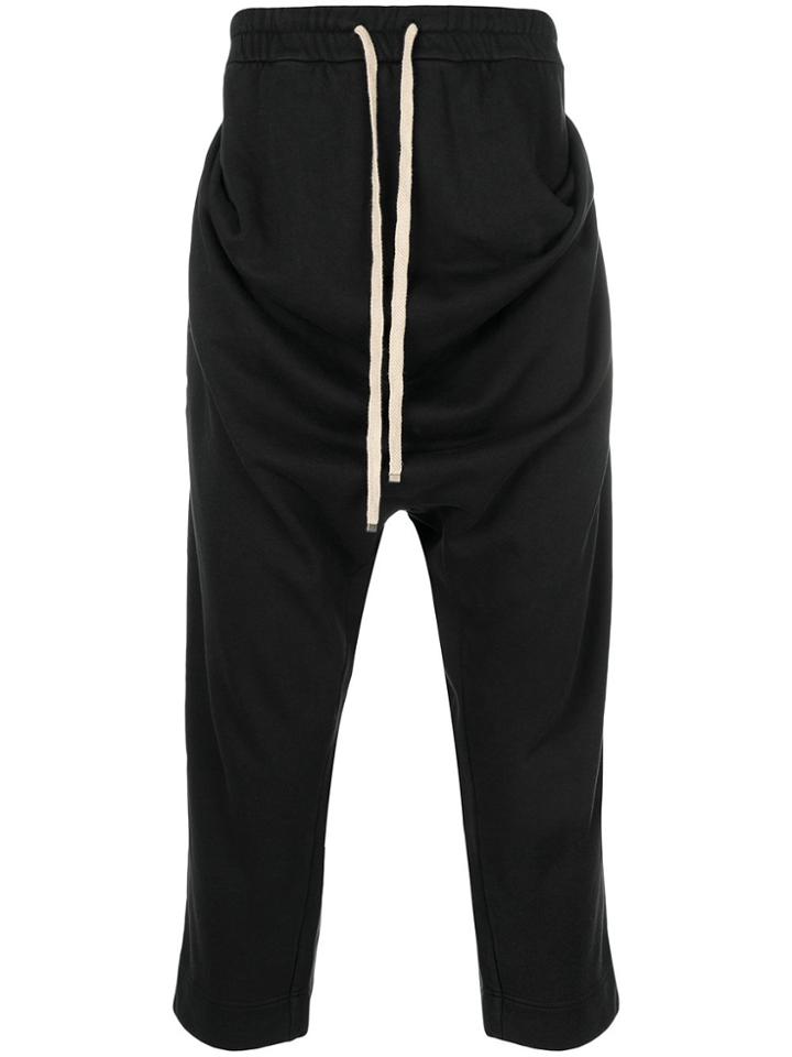 Vivienne Westwood Drawstring Rushed Track Pants - Black