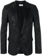 Saint Laurent Embroidered Detail Dinner Jacket - Black