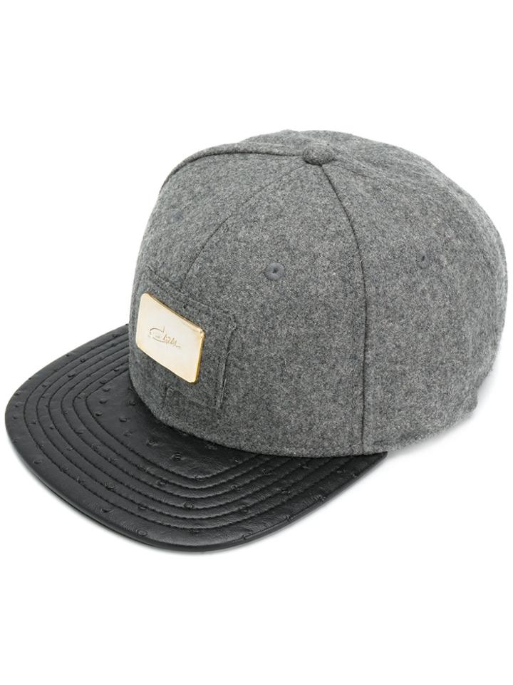 Cazal Flat Peak Branded Cap - Grey