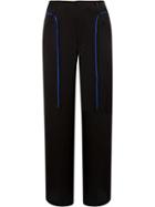 Quetsche Contrast Cropped Trousers - Black