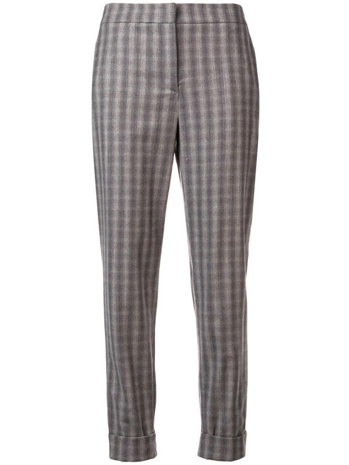 Lorena Antoniazzi Patterned Trousers - Grey