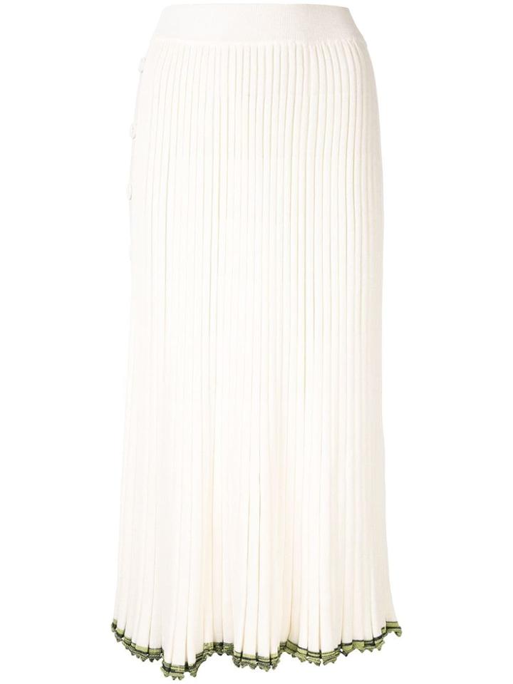 Christopher Esber Pleated Skirt - Neutrals