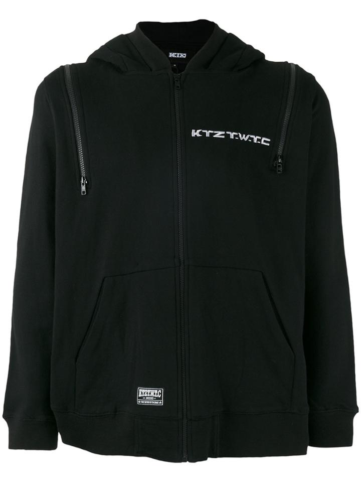 Ktz Multi-zip Hoodie - Black