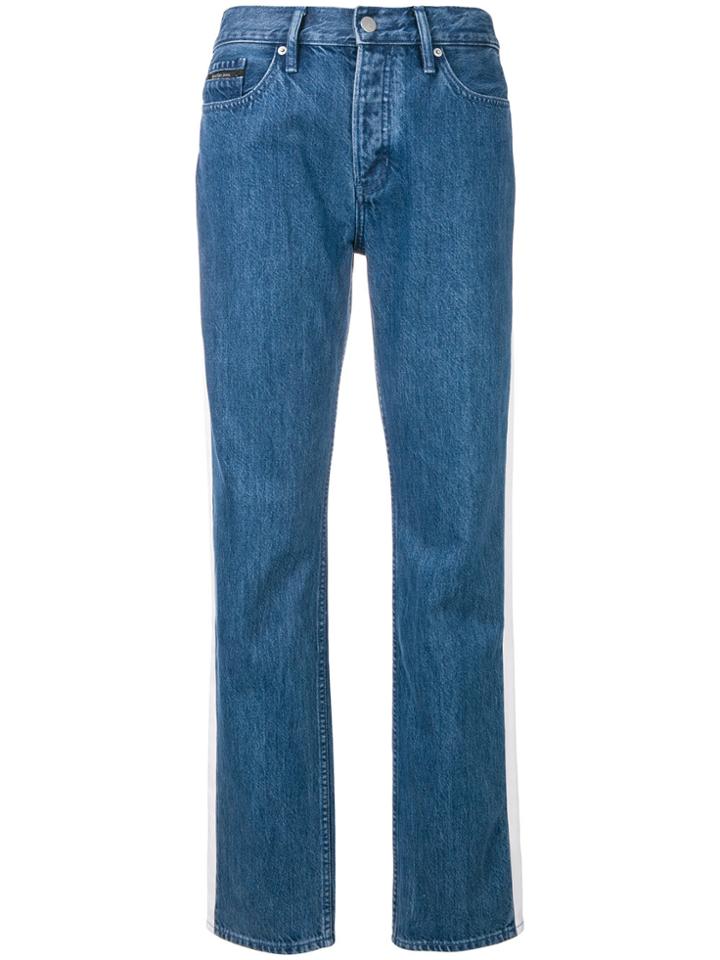 Calvin Klein Jeans High Rise Tapered Jeans - Blue