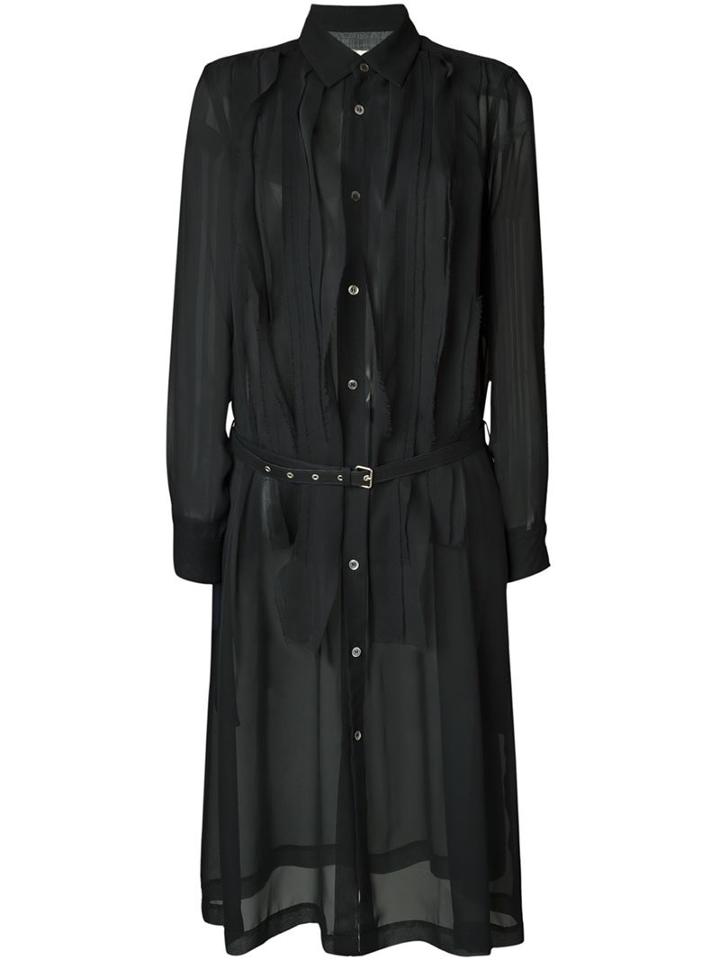 Comme Des Garcons Vintage Sheer Shirt Dress