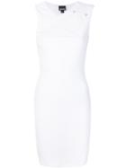 Just Cavalli Ruched Shoulder Dress - White