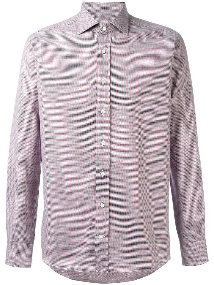 Etro Classic Shirt, Size: 41, Red, Cotton