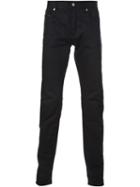 Saint Laurent Slim Fit Jeans, Men's, Size: 32, Black, Cotton/spandex/elastane