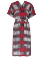 Reinaldo Lourenço Checked Belted Dress - Multicolour