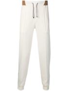 Brunello Cucinelli Tapered Track Trousers - White