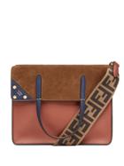 Fendi Medium Flip Shoulder Bag - Brown