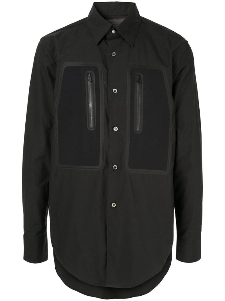 Fumito Ganryu Chest Pockets Shirt - Blue