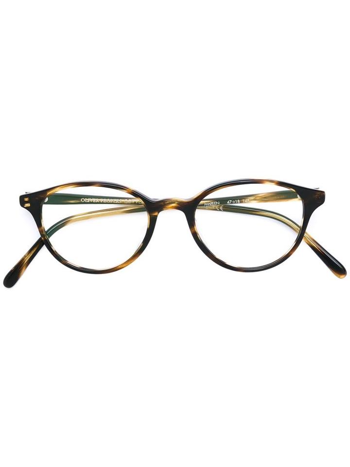 Oliver Peoples Mareen Glasses, Black, Acetate