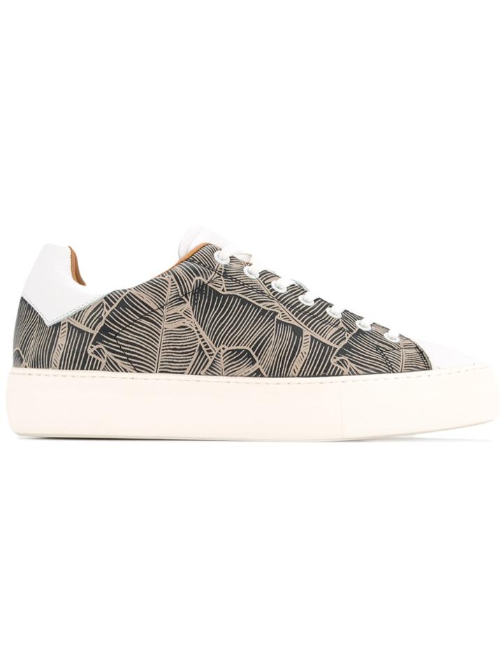 Cerruti 1881 Printed Platform Sneakers - Multicolour