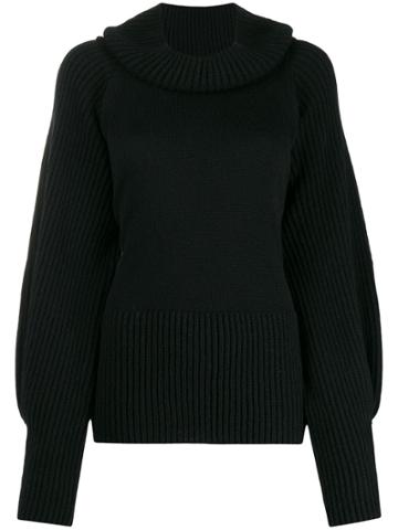 20:52 Chunky Knit Jumper - Black