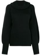 20:52 Chunky Knit Jumper - Black