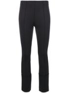 Dorothee Schumacher Stitched Detailed Cropped Trousers - Black