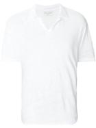 Officine Generale Classic Short-sleeve Polo Top - White