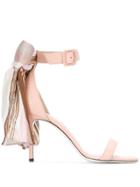 Pollini Ribbon Detail Sandals - Pink