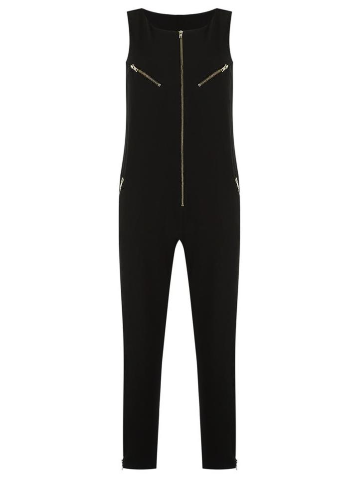 Uma Raquel Davidowicz Zipped Jumpsuit, Women's, Size: 38, Polyester/spandex/elastane