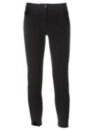 Ann Demeulemeester Split Hem Trousers, Women's, Size: 36, Black, Cotton/spandex/elastane/rayon/virgin Wool