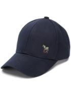 Ps Paul Smith Zebra Motif Baseball Cap - Blue