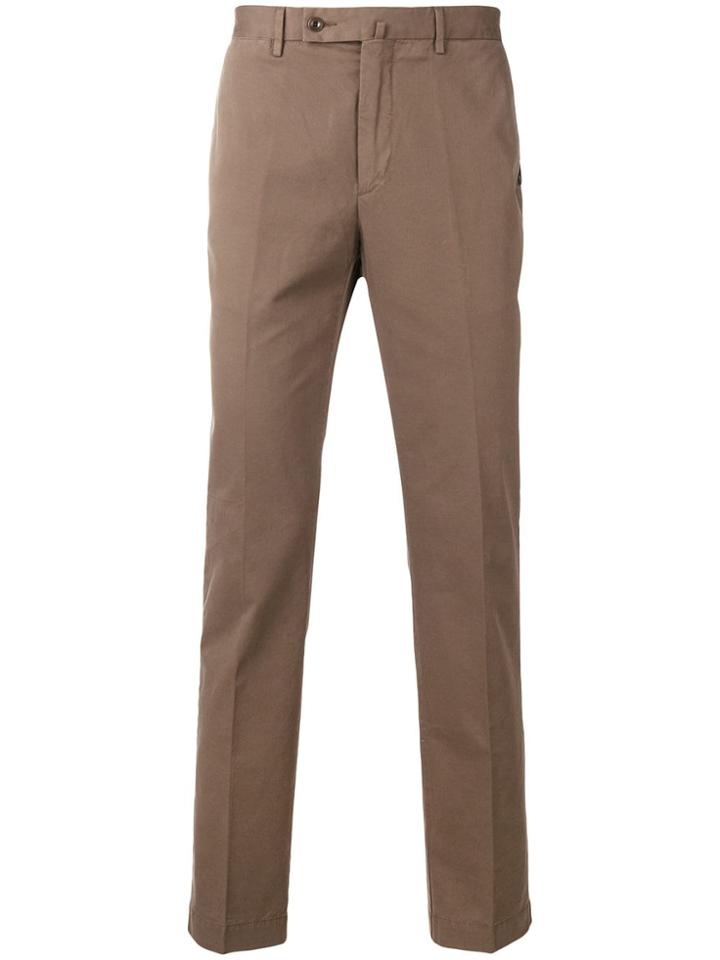 Hackett Straight-leg Chinos - Brown