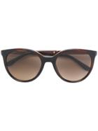 Jimmy Choo Eyewear Cat Eye Sunglasses - Brown