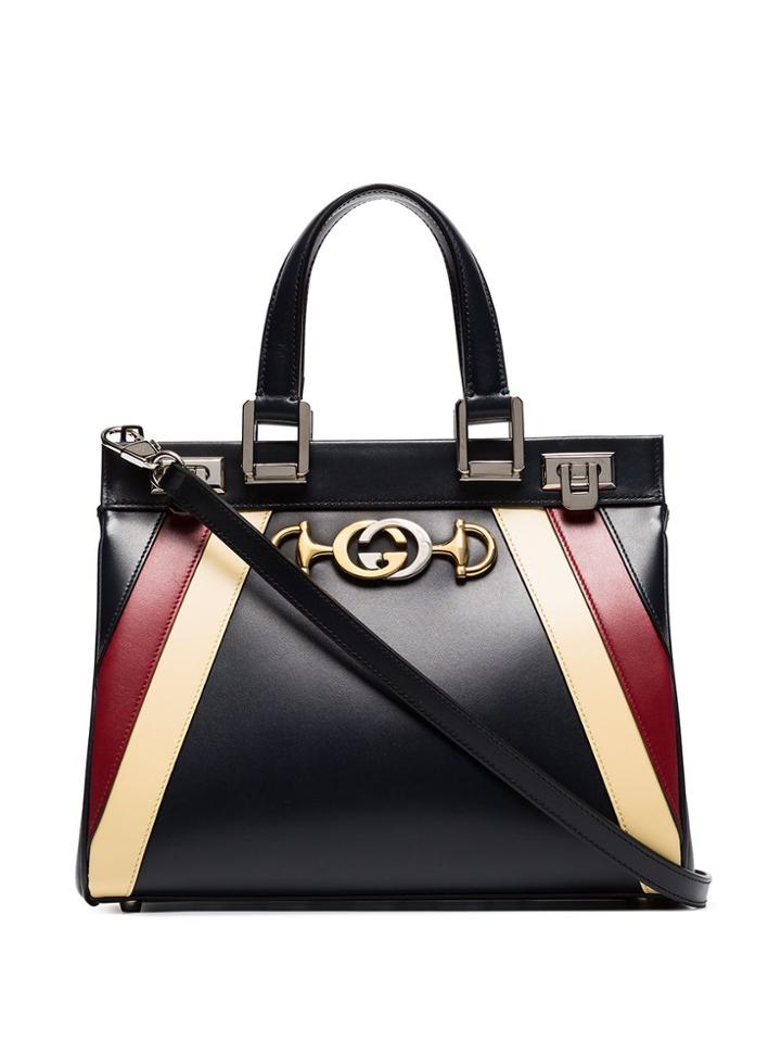 Gucci Blue Zumi Small Tote Bag