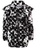 Versus Printed Hooded Jacket - Black