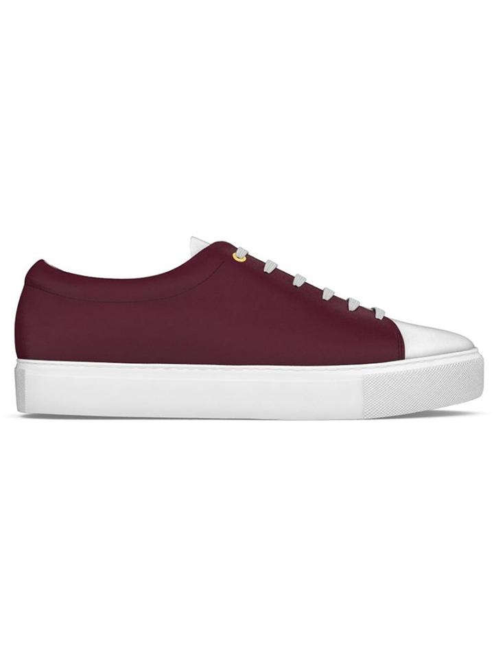 Myswear Vyner Sneakers, Women's, Size: 37, Red, Nappa Leather/rubber