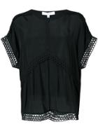 Iro Embroidered Details T-shirt - Black