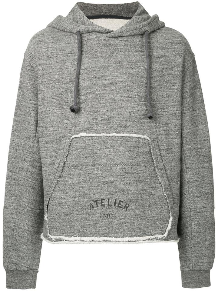Maison Margiela Atelier Hooded Sweatshirt - Grey