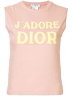 Christian Dior Vintage J'adore Sleeveless T-shirt - Pink