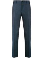 Ps By Paul Smith Mid-fit Tailored Trousers - Blue