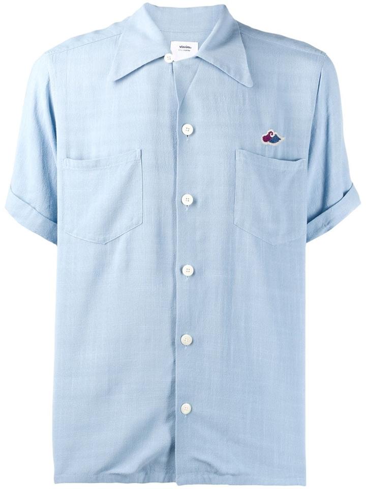 Visvim Plain Shortsleeved Shirt - Blue
