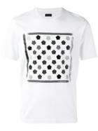 Z Zegna Printed T-shirt, Men's, Size: Xl, White, Cotton