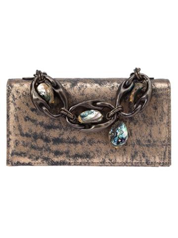 Totally Unnecessary 'narciso Osso' Clutch, Women's, Nude/neutrals