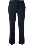 Pt01 Cropped Flared Trousers - Blue