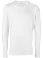 Simon Miller Crew Neck Jumper, Men's, Size: 1, White, Cotton/silk
