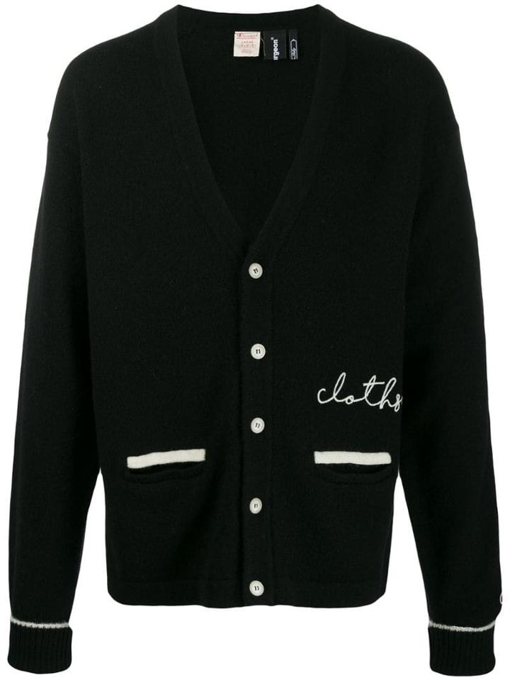 Champion X Clothsurgeon V-neck Cardigan - Black
