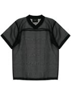 Not Guilty Homme Sheer Hockey T-shirt - Black