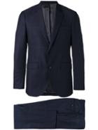Hackett - Checked Two-piece Suit - Men - Wool/viscose - 48, Blue, Wool/viscose