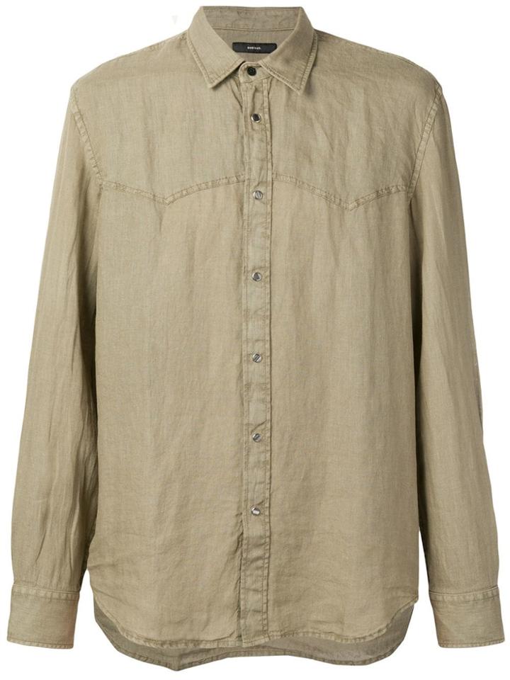 Diesel Snap Button Shirt - Green
