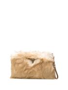 Prada Pre-owned 2000's Logo Patch Clutch - Neutrals