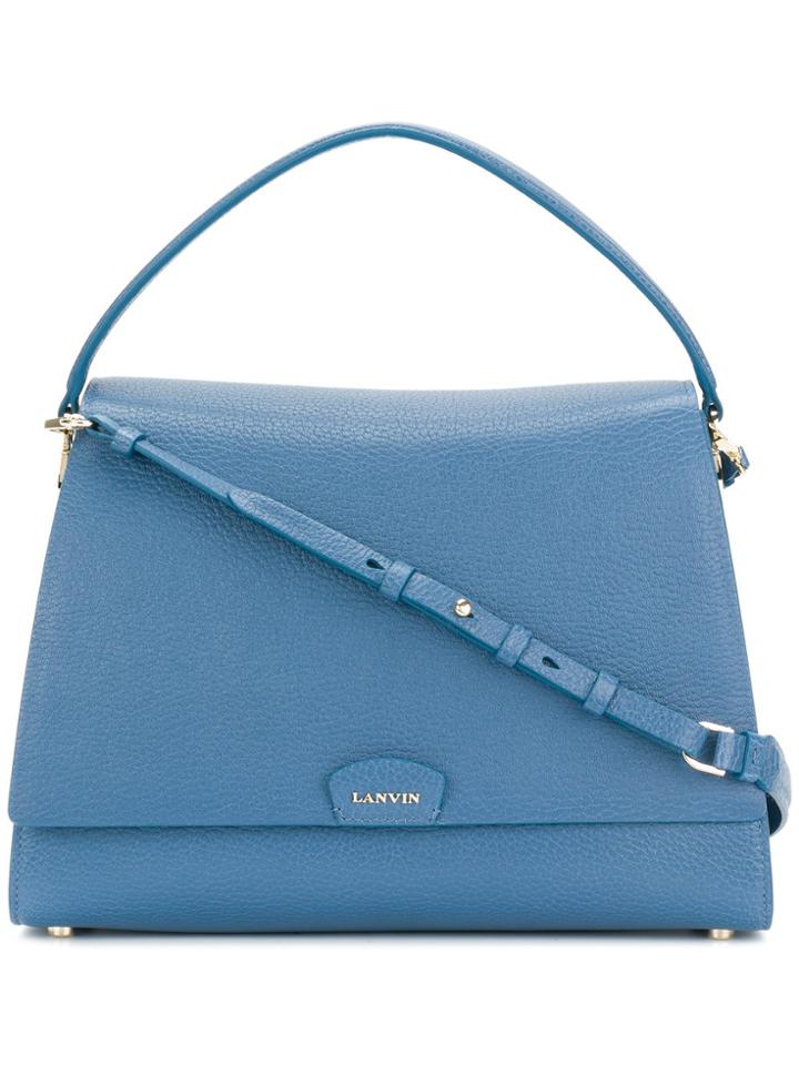 Lanvin Logo Shoulder Bag - Blue