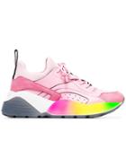 Stella Mccartney Eclypse Rainbow Print Sneakers - Pink