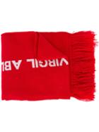 Off-white - Scorpion Knit Scarf - Men - Polyacrylic - One Size, Red, Polyacrylic