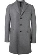 Harris Wharf London Pressed Chester Coat, Men's, Size: 48, Grey, Virgin Wool