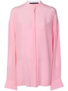 Haider Ackermann Oversized Blouse - Pink & Purple